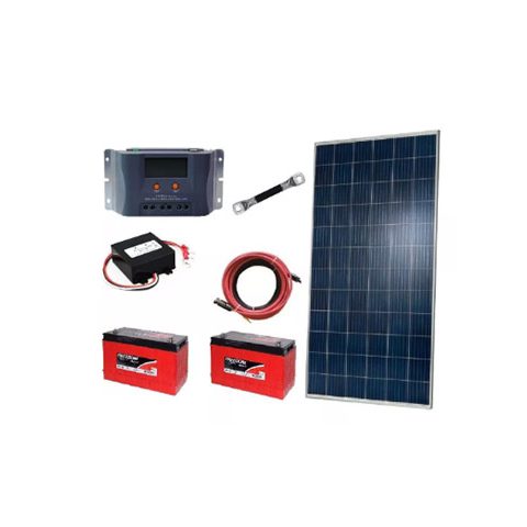 Kit Off Grid 2x Painel Solar 320w+ 2x Baterias 115ah+control | LCW Geradores